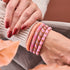 Crystal Flamingo | Himalayan Glass Bead Bracelet